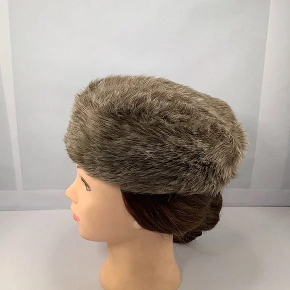 Vintage Disney Davy Crockett Faux Raccoon Cap Youth Missing Tail